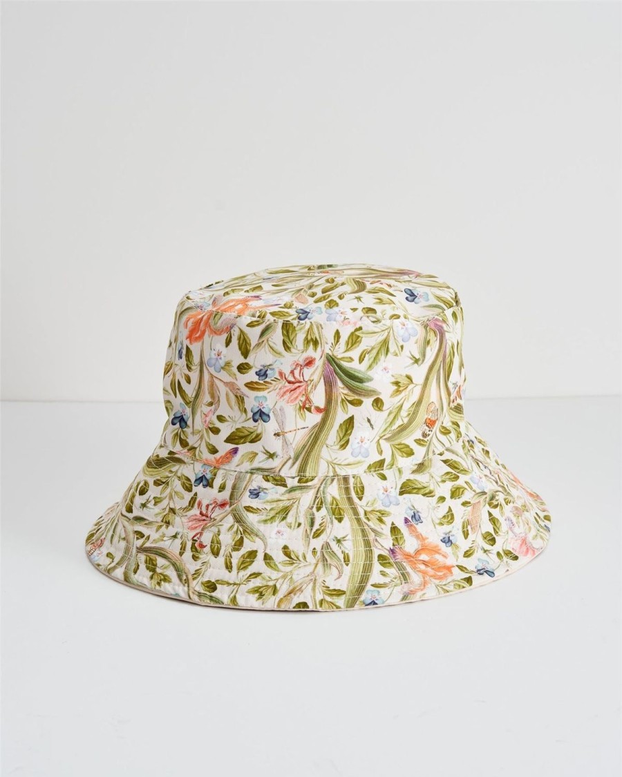 Tilbehor Fable England | Beth Bucket Hat Iris Green