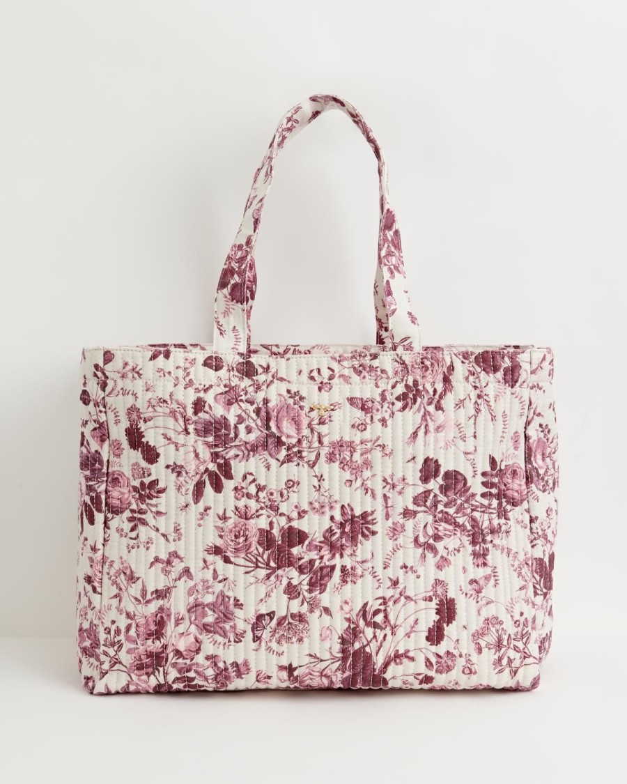 Handtasker Fable England | Vandrende Rose Tote Bourgogne