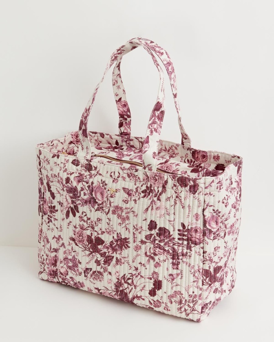 Handtasker Fable England | Vandrende Rose Tote Bourgogne