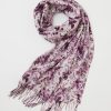 Torklaeder & Hatte Fable England | Vandrende Rose Heavyweight Scarf Burgundy