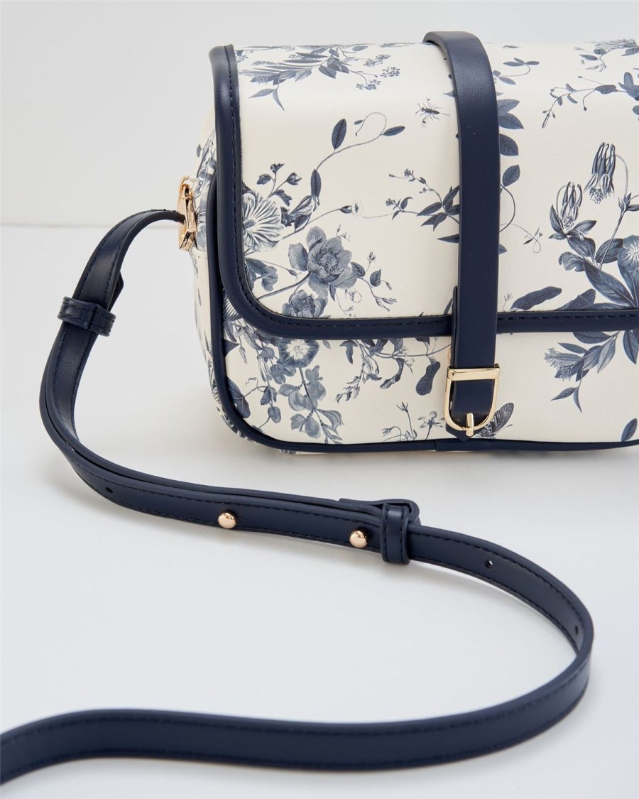 Handtasker Fable England | Charlotte Kamerataske Blooming Blue