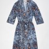 Nattoj Fable England | Nocturnal Garden Kimono Midnight Blue