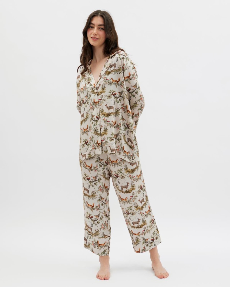 Nattoj Fable England | A Night'S Tale Woodland Pyjamas Krystalgra