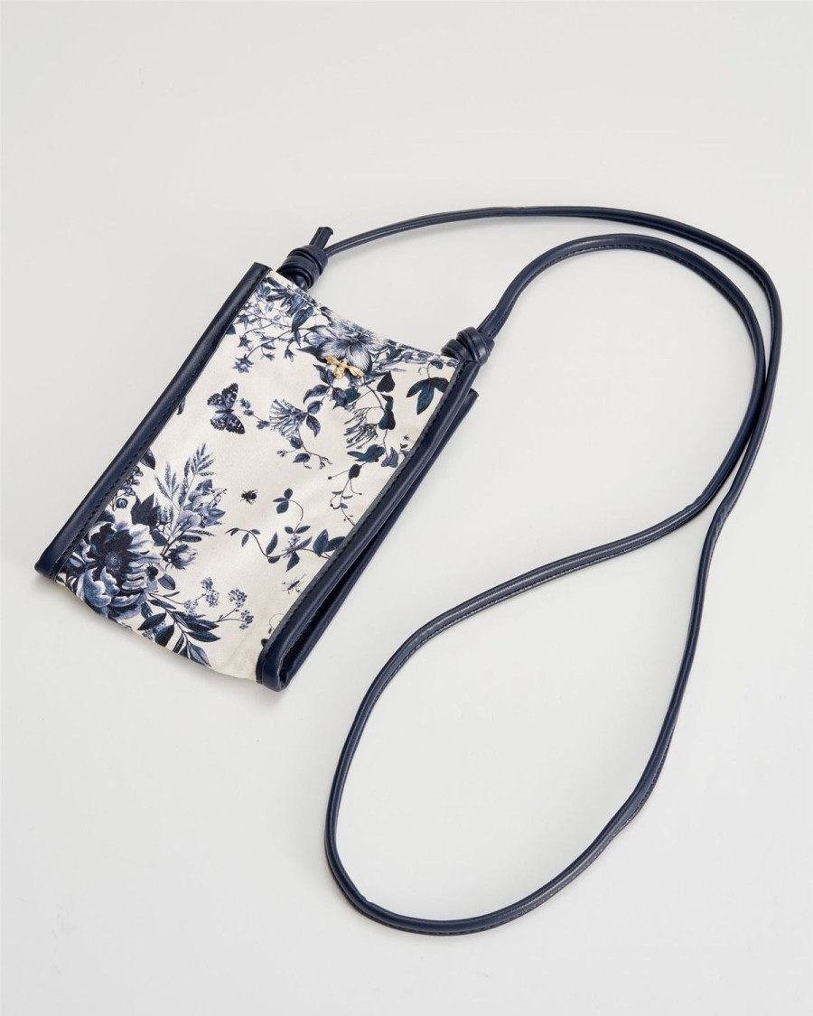 Kosmetiske Tasker Fable England | Rosie Phone Pouch Blooming Blue