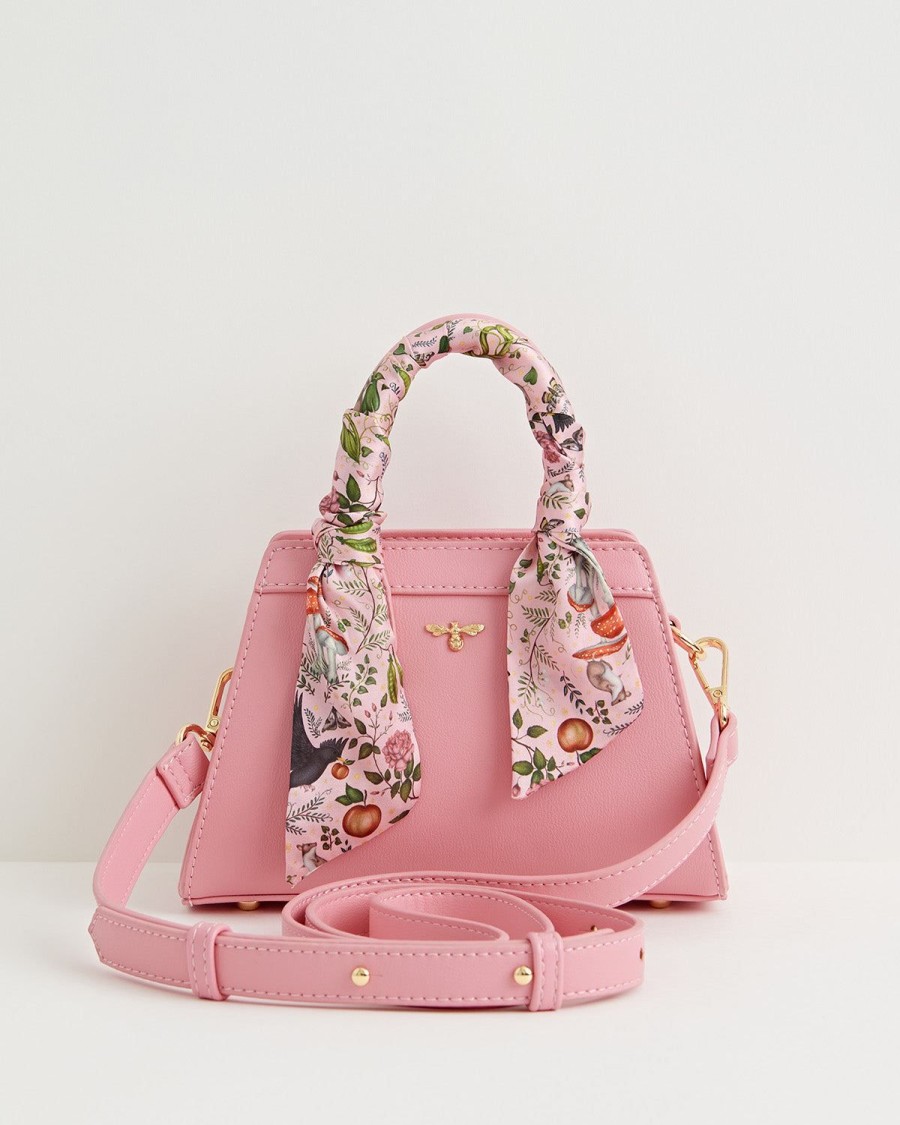 Handtasker Fable England | Into The Woods Mini Pink Tote