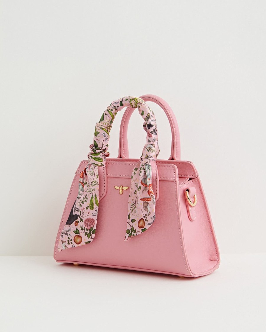 Handtasker Fable England | Into The Woods Mini Pink Tote