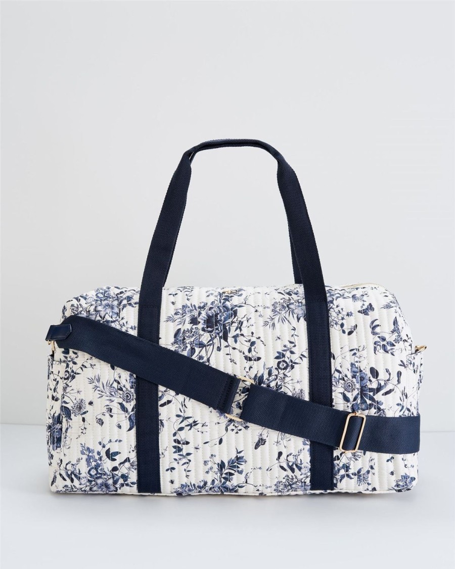 Handtasker Fable England | Zoey Weekendtaske Blooming Blue